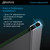 DreamLine E13022534-04 Unidoor-X 58 1/2 in. W x 34 3/8 in. D x 72 in. H Frameless Hinged Shower Enclosure in Brushed Nickel