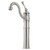 Kingston Brass Single Handle Vessel Sink Faucet with Optional Cover Plate - Brushed Nickel KB3428BL