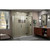 DreamLine E32322534R-09 Unidoor-X 69 1/2 in. W x 34 3/8 in. D x 72 in. H Frameless Hinged Shower Enclosure in Satin Black