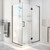DreamLine E32334R-09 Unidoor-X 47 3/8 in. W x 34 in. D x 72 in. H Hinged Shower Enclosure in Satin Black