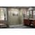 DreamLine E3242234R-01 Unidoor-X 70 in. W x 34 3/8 in. D x 72 in. H Frameless Hinged Shower Enclosure in Chrome