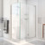 DreamLine E32430R-04 Unidoor-X 48 3/8 in. W x 30 in. D x 72 in. H Hinged Shower Enclosure in Brushed Nickel