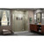 DreamLine E3261434R-01 Unidoor-X 64 in. W x 34 3/8 in. D x 72 in. H Frameless Hinged Shower Enclosure in Chrome