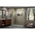 DreamLine E32806534L-04 Unidoor-X 58 1/2 in. W x 34 3/8 in. D x 72 in. H Frameless Hinged Shower Enclosure in Brushed Nickel