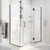 DreamLine E32906530R-06 Unidoor-X 59 1/2 in. W x 30 3/8 in. D x 72 in. H Frameless Hinged Shower Enclosure in Oil Rubbed Bronze
