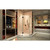 DreamLine DL-6050-22-06 Prism Lux 36 in. D x 36 in. W x 74 3/4 in. H Frameless Shower Enclosure in Oil Rubbed Bronze, Corner Drain Biscuit Base