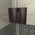 DreamLine DL-6051-22-06 Prism Lux 38 in. D x 38 in. W x 74 3/4 in. H Frameless Shower Enclosure in Oil Rubbed Bronze, Corner Drain Biscuit Base