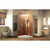 DreamLine DL-6060-01 Prism Plus 36 in. D x 36 in. W x 74 3/4 in. H Frameless Shower Enclosure in Chrome and Corner Drain White Base