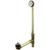 Kingston Brass DLL3188 18" Tub Waste & Overflow With Lift & Turn Drain - Brushed Nickel
