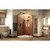 DreamLine DL-6063-09 Prism Plus 42 in. D x 42 in. W x 74 3/4 in. H Frameless Shower Enclosure in Satin Black and Corner Drain White Base