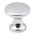 Hardware Resources 1" Diameter Cabinet Knob - Screws Included - Polished Chrome - 3915-PC
