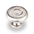 Hardware Resources Z118-SN 1-1/4" Diameter Cabinet Knob with Rope Detail - Screws Included - Satin Nickel