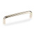 Hardware Resources 4-1/8" Overall Length Steel Wire Cabinet Pull - 96 mm center-to-center Holes - Screws Included - Polished Brass - S271-96PB