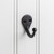 Hardware Resources YS05-175DBAC 1-3/4" Single Zinc Wall Mount Coat and Hat Hook - Screws Included - Brushed Oil Rubbed Bronze