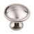 Hardware Resources 1-1/8" Diameter Cabinet Knob - Screws Included - Satin Nickel - 647SN