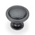 Hardware Resources 3960-DACM 1-1/4" Diameter Cabinet Knob - Screws Included - Gun Metal