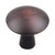 Hardware Resources 988DBAC 1-1/16" Diameter Cabinet Knob - Screws Included - Brushed Oil Rubbed Bronze