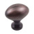 Hardware Resources 897DBAC 1-1/8" Diameter Cabinet Knob - Screws Included - Brushed Oil Rubbed Bronze