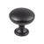 Hardware Resources 3910-MB 1-3/16" Diameter Cabinet Knob - Screws Included - Matte Black