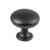 Hardware Resources 1-3/16" Diameter Cabinet Knob - Screws Included - Matte Black - 3910-MB