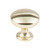 Hardware Resources 3910-PB 1-3/16" Diameter Cabinet Knob - Screws Included - Polished Brass