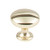 Hardware Resources 1-3/16" Diameter Cabinet Knob - Screws Included - Polished Brass - 3910-PB
