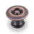 Hardware Resources 575DBAC 1-3/16" Diameter Modern Cabinet Knob - Screws Included - Brushed Oil Rubbed Bronze
