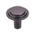 Hardware Resources 331DBAC 1-1/8" Diameter Stepped Cabinet Knob - Screws Included - Brushed Oil Rubbed Bronze