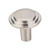 Hardware Resources 331SN 1-1/8" Diameter Stepped Cabinet Knob - Screws Included - Satin Nickel