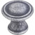 Hardware Resources Z110-SIM 1-3/16" Diameter Cabinet Knob - Screws Included - Distressed Antique Silver