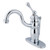 Kingston Brass Single Handle Mono Deck Lavatory Faucet with Pop-Up Drain Drain & Optional Deck Plate - Polished Chrome - KB1401BL