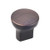 Hardware Resources 1" Diameter Cabinet Knob - Screws Included - Brushed Oil Rubbed Bronze - 239DBAC