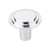 Hardware Resources 331L-PC 1-1/4" Diameter Stepped Cabinet Knob - Screws Included - Polished Chrome