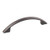 Hardware Resources 4-7/8" Overall Length Decorative Cabinet Pull - 96 mm center-to-center Holes - Screws Included - Brushed Oil Rubbed Bronze - 8004-DBAC