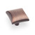 Hardware Resources 1-1/8" Overall Length Square Cabinet Knob - Screws Included - Brushed Oil Rubbed Bronze - 525DBAC