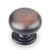 Hardware Resources 2980DBAC 1-1/4" Diameter Cabinet Knob - Screws Included - Brushed Oil Rubbed Bronze