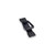 Hardware Resources R1012MB 3-13/16" Overall Length Rustic Drop Pull - 2-1/4" center-to-center - Matte Black