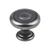 Hardware Resources 1-1/4" Diameter Button Cabinet Knob - Screws Included - Gun Metal - 117DACM