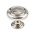 Hardware Resources 1-1/4" Diameter Button Cabinet Knob - Screws Included - Satin Nickel - 117SN