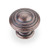 Hardware Resources 137DMAC 1-1/4" Diameter Ring Cabinet Knob - Screws Included - Distressed Oil Rubbed Bronze