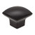 Hardware Resources 1-3/16" Diameter Cabinet Bail Knob. Packaged with one 8-32 x 1-1/8" screw - Screws Included - Matte Black - 431MB