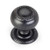 Hardware Resources S6060DACM 1-1/4" Diameter Hollow Steel Rope Knob with Backplate - Screws Included - Gun Metal