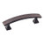Hardware Resources 4" Overall Length Cabinet Pull - Screws Included - Brushed Oil Rubbed Bronze - 449-3DBAC