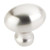 Hardware Resources 3990-SN 1-3/16" Overall Length Football Cabinet Knob - Screws Included - Satin Nickel