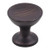 Hardware Resources 667S-DBAC 1-1/16" Diameter Cabinet Knob - Screws Included - Brushed Oil Rubbed Bronze