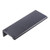 Hardware Resources 4" Overall Length Tab Pull - 76 mm center-to-center Holes - Screws Included - Matte Black - A500-4MB