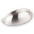 Hardware Resources 3-11/16" Overall Length Small Cup Cabinet Pull - Screws Included - Satin Nickel - 2981SN