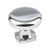 Hardware Resources MO6303PC 1-3/8"Diameter Forged Look Flat Bottom Knob - Screws Included - Polished Chrome