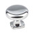 Hardware Resources 1-3/8"Diameter Forged Look Flat Bottom Knob - Screws Included - Polished Chrome - MO6303PC