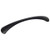 Hardware Resources 6-3/16" Overall Length Cabinet Pull - Screws Included - 128 mm center-to-center Holes - Black - 976-128BLK